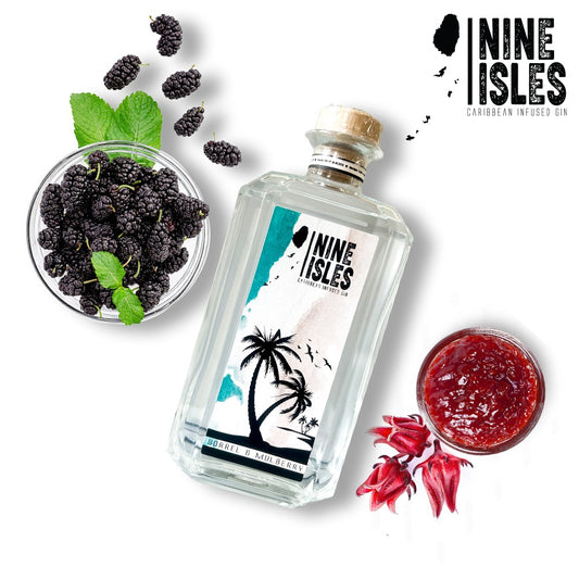 Nine Isles Sorrel (Hibiscus) & Mulberry Infused Gin